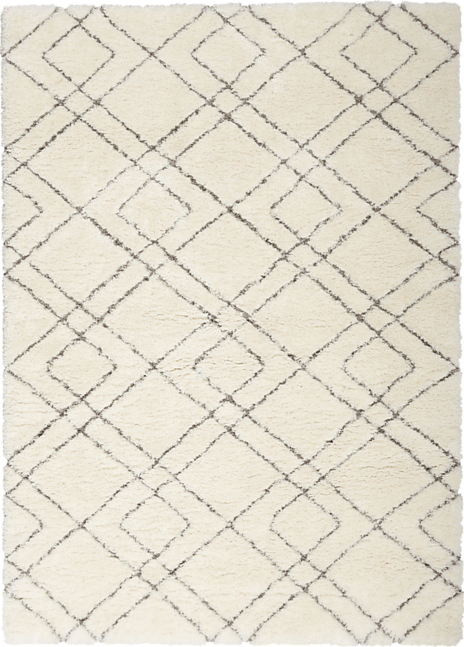 Zulea Ivory 6'7 x 9'2 Rug - Image 1