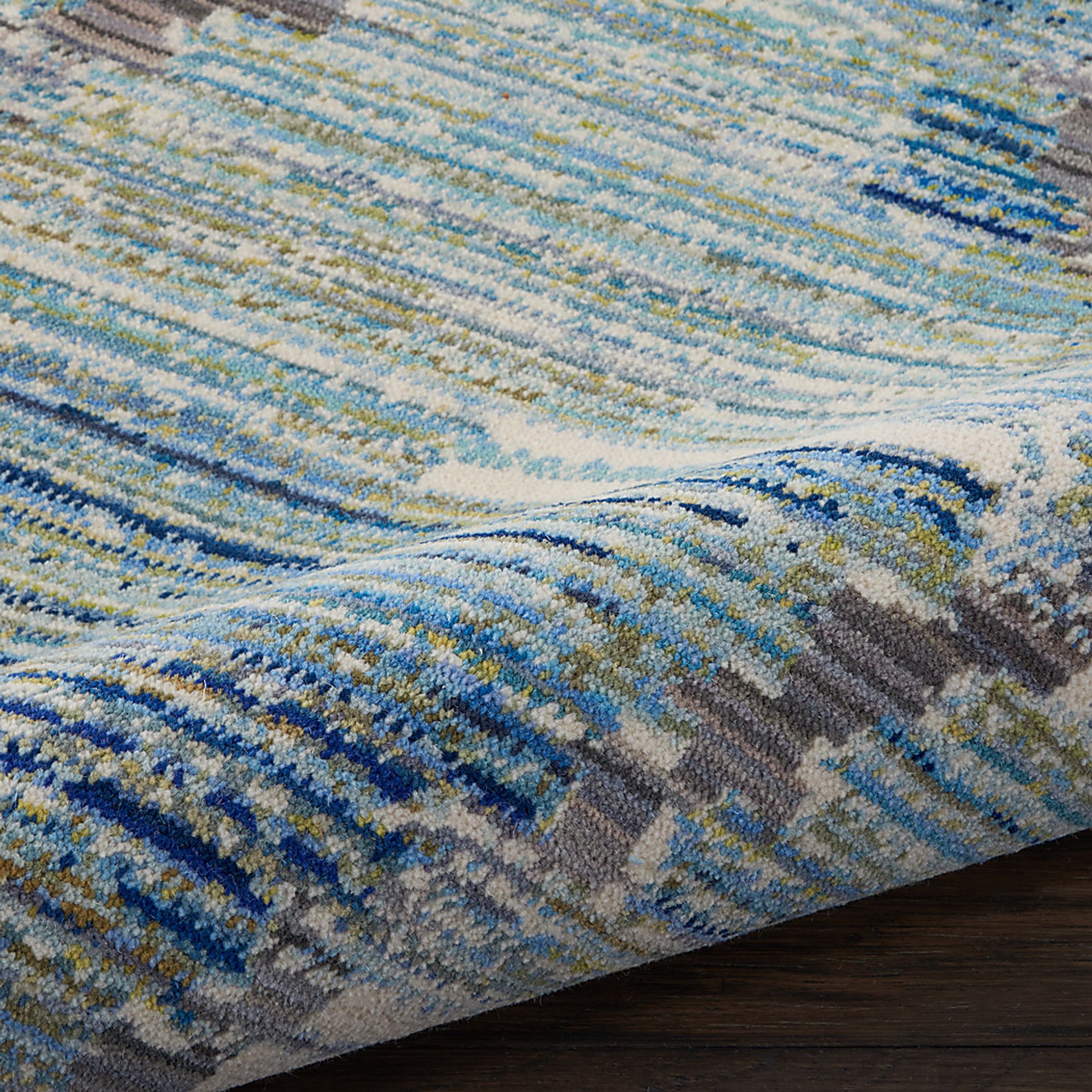 Zuma Beach Blue 5'6 x 8' Rug - Image 3