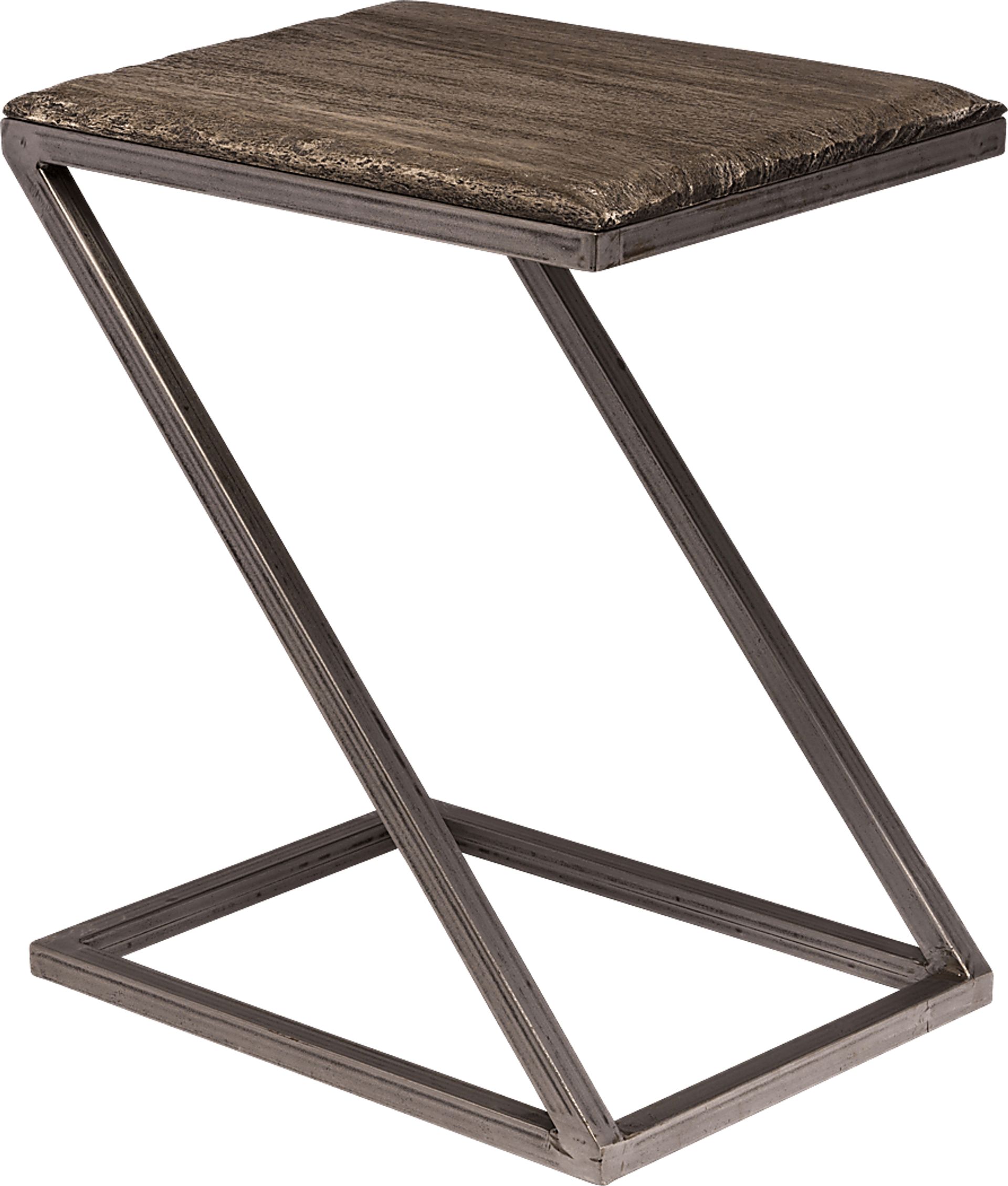 Zumar Charcoal Accent Table - Image 1