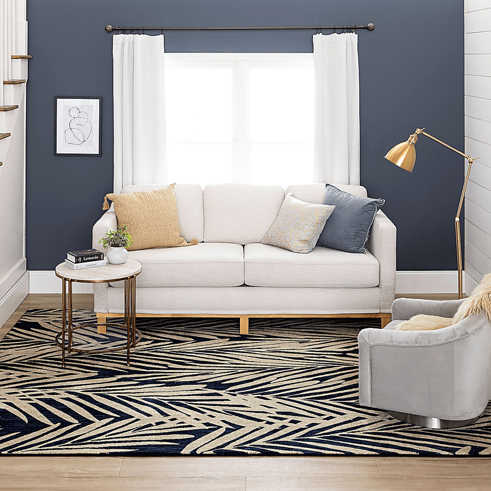Stacy Garcia Zumin Blue 5'3 x 7'10 Rug - Image 2