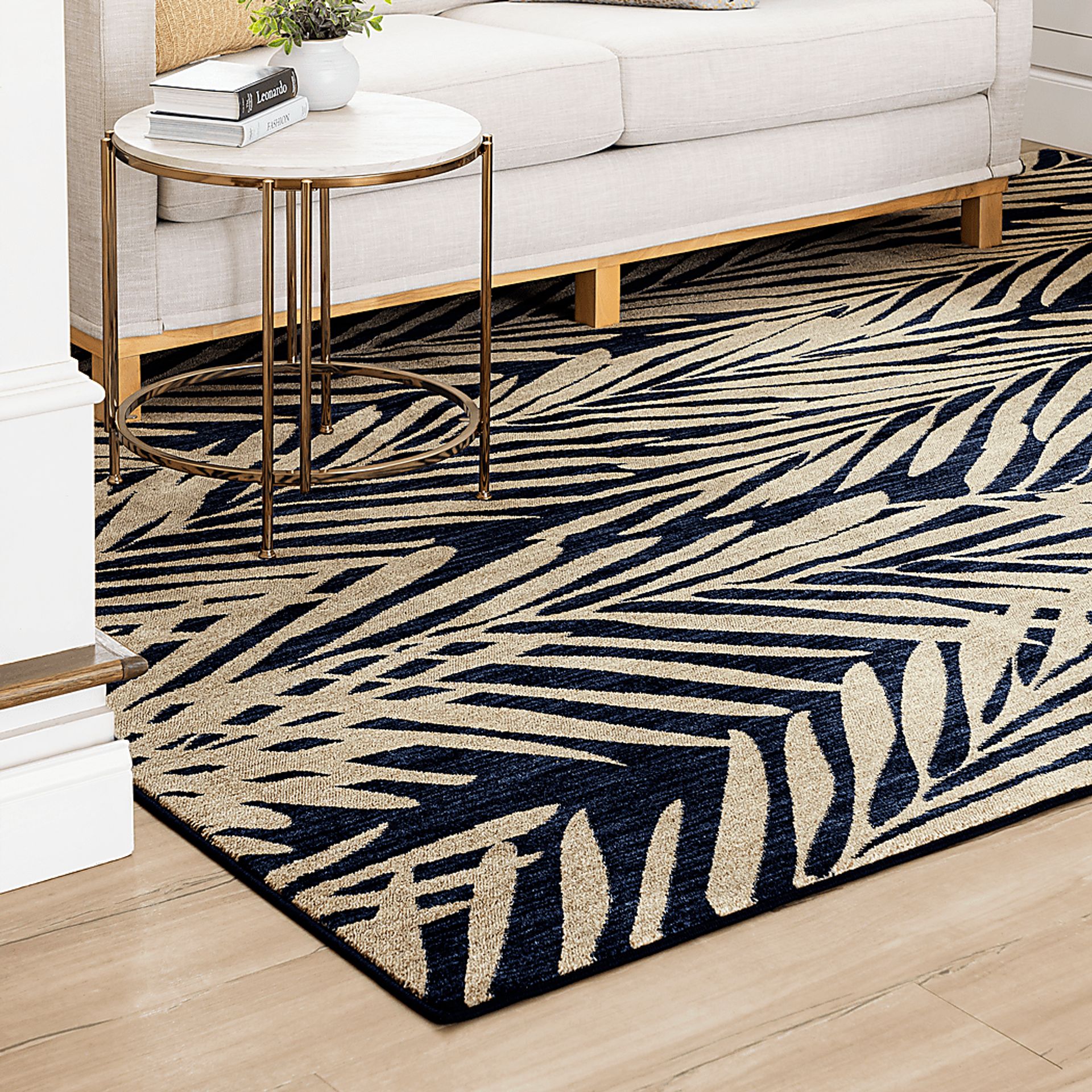 Stacy Garcia Zumin Blue 5'3 x 7'10 Rug - Image 4