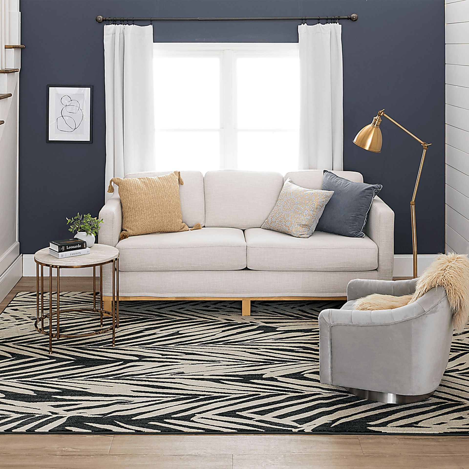 Stacy Garcia Zumin Cream 8' x 11' Rug - Image 2