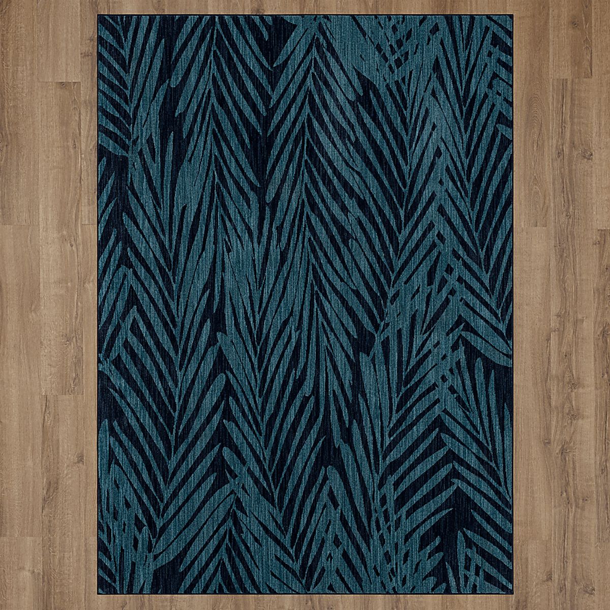 Zumin Black,Turquoise Black,Blue Rug | Rooms to Go