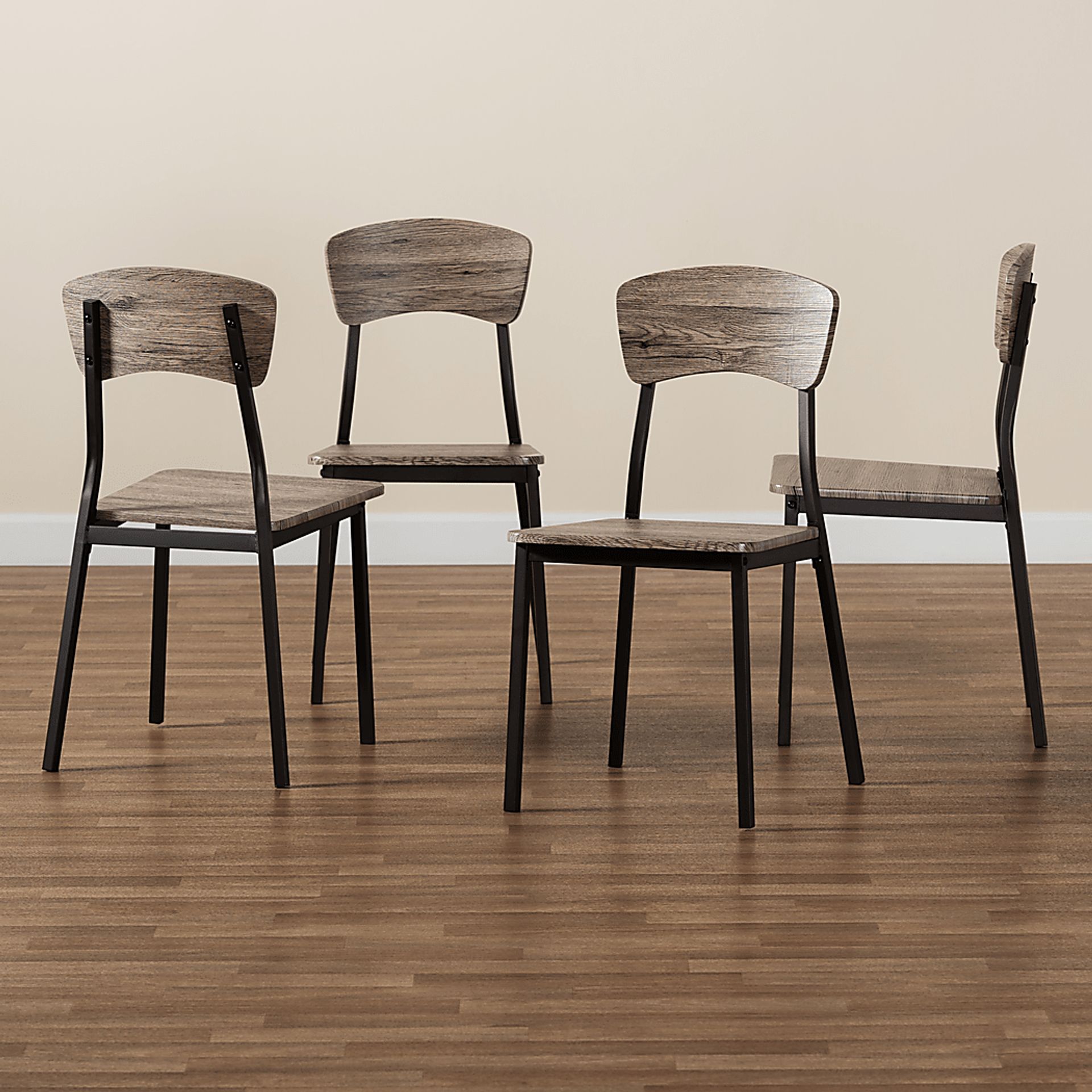 Zumwalt Brown Side Chair Set of 4 - Image 6