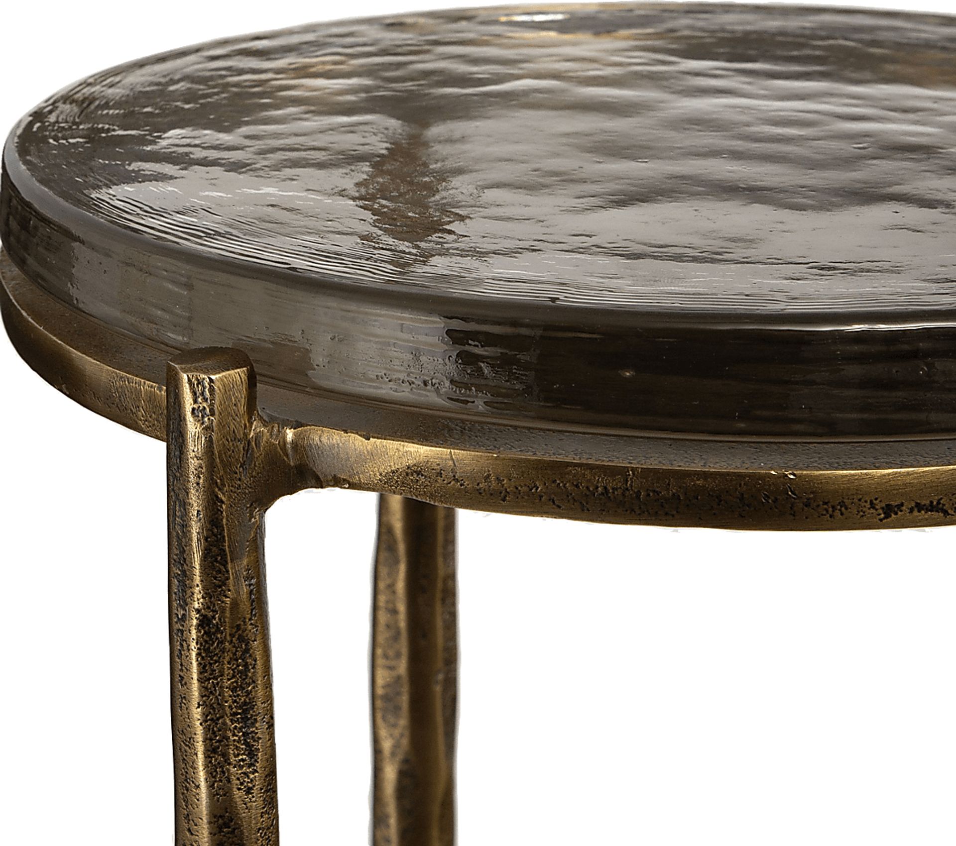 Zuro Brass Accent Table - Image 3
