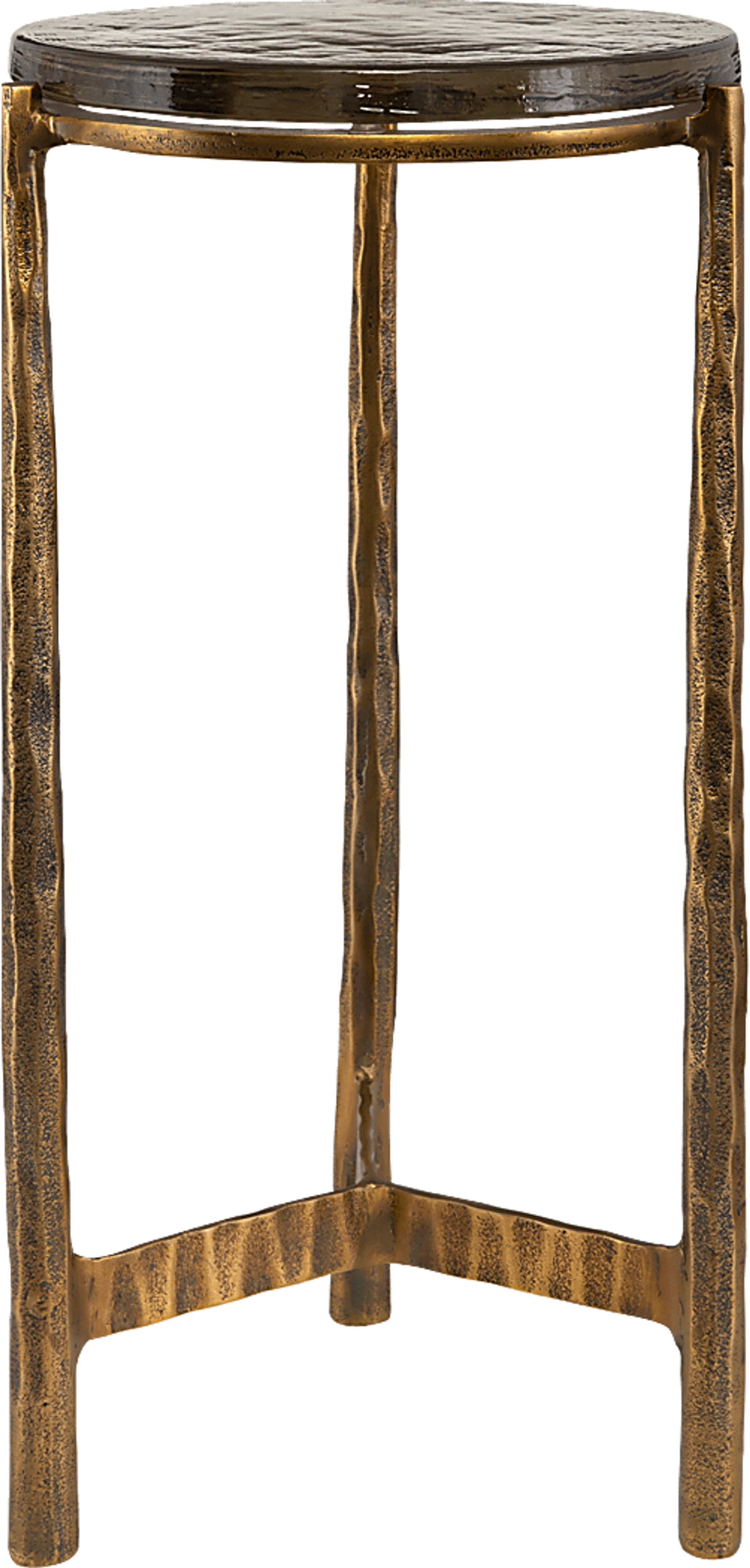 Zuro Brass Accent Table - Image 1