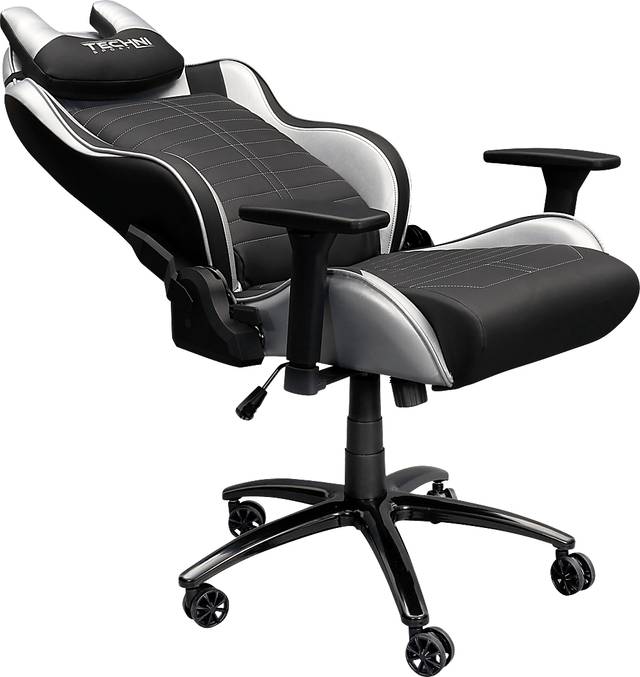 Zursa Black/Silver Gaming Chair - Thumbnail - Image 11