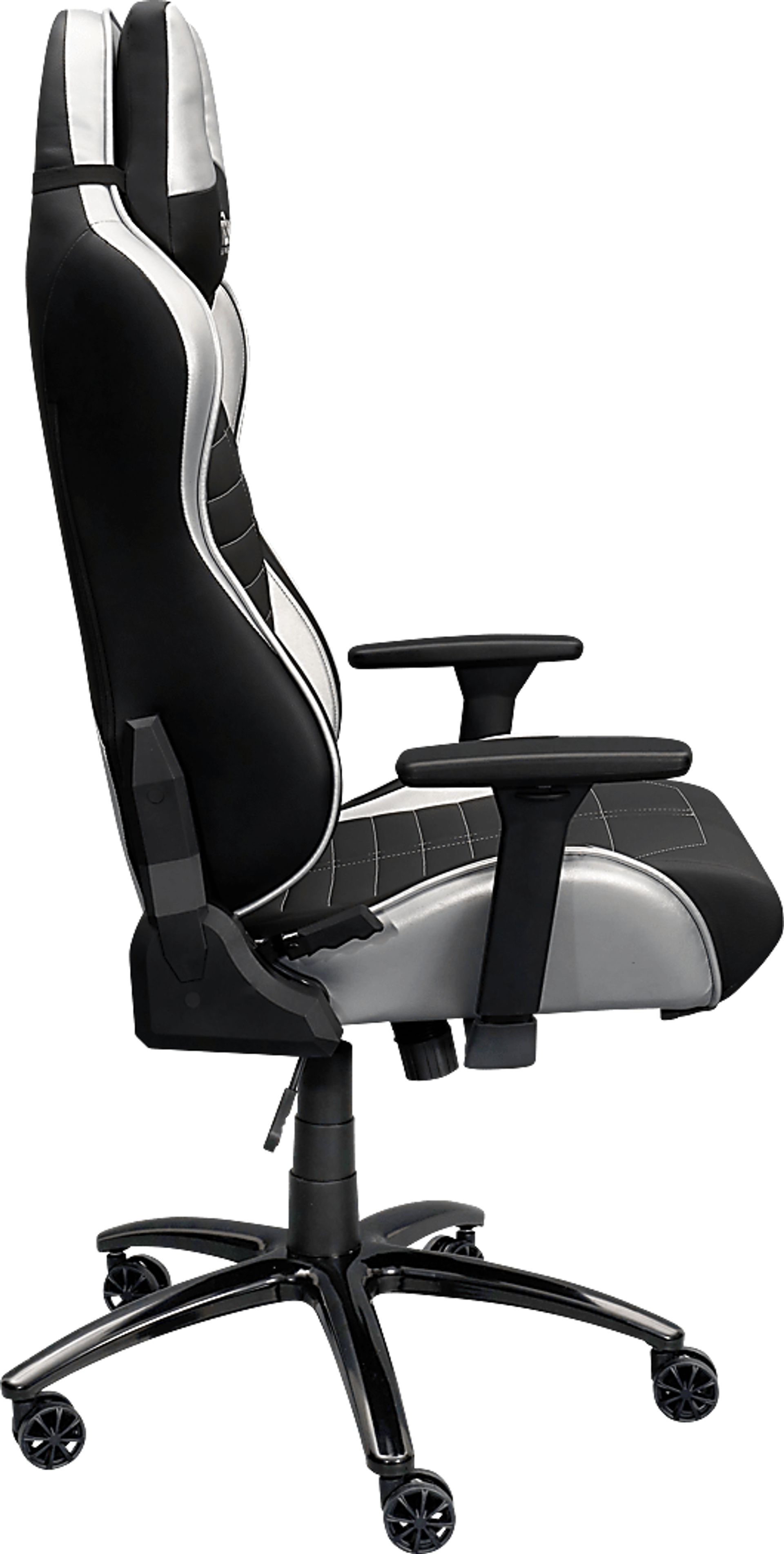 Zursa Black/Silver Gaming Chair - Image 13