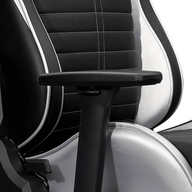 Zursa Black/Silver Gaming Chair - Thumbnail - Image 15