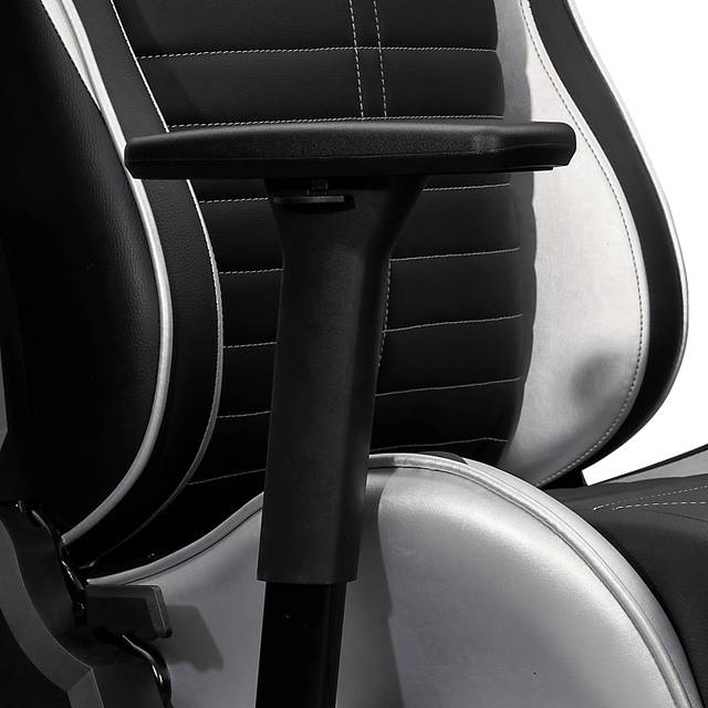 Zursa Black/Silver Gaming Chair - Thumbnail - Image 16