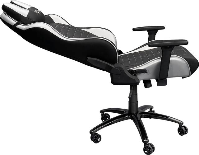Zursa Black/Silver Gaming Chair - Thumbnail - Image 7