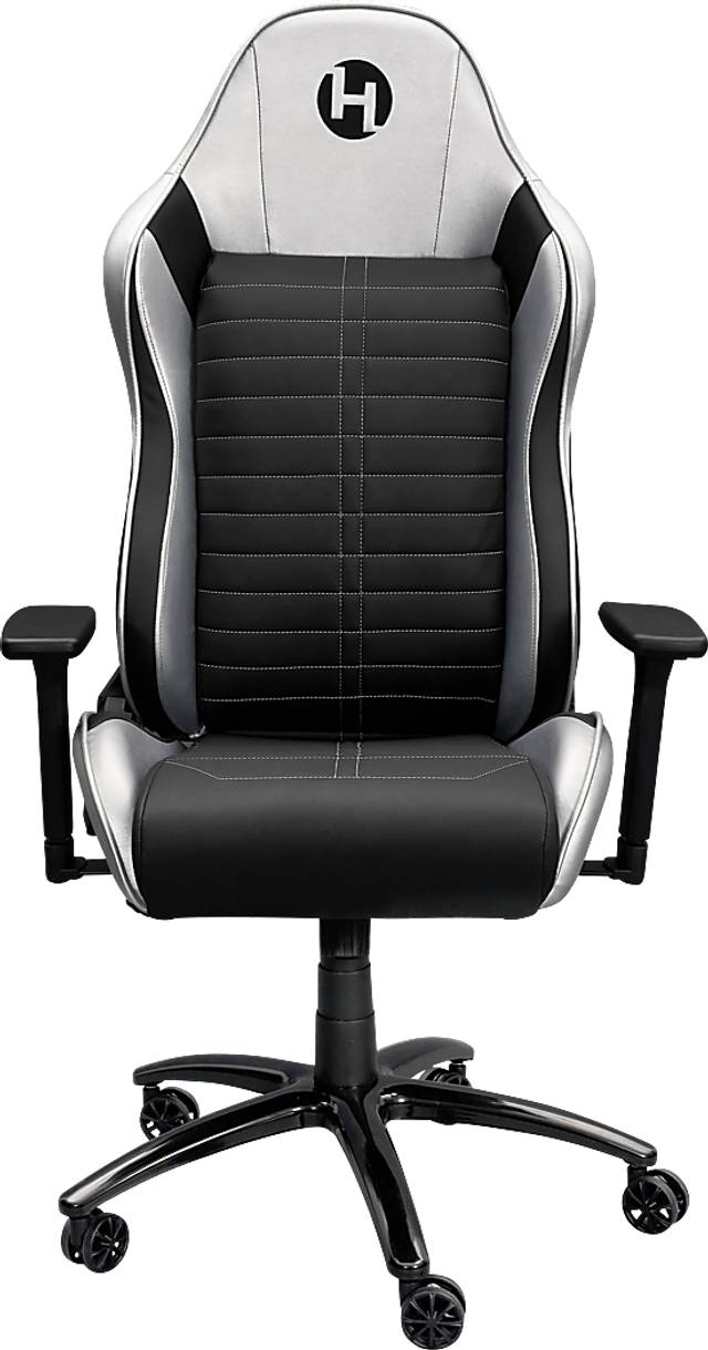 Zursa Black/Silver Gaming Chair - Thumbnail - Image 8