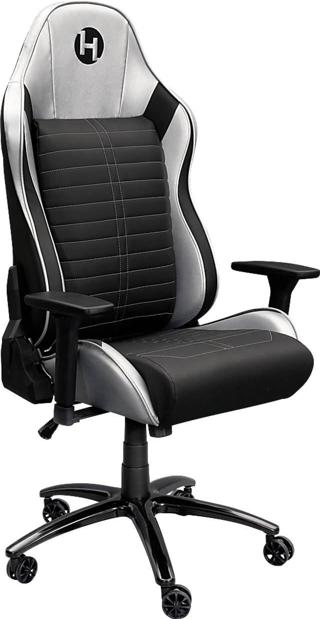 Zursa Black/Silver Gaming Chair - Thumbnail - Image 9