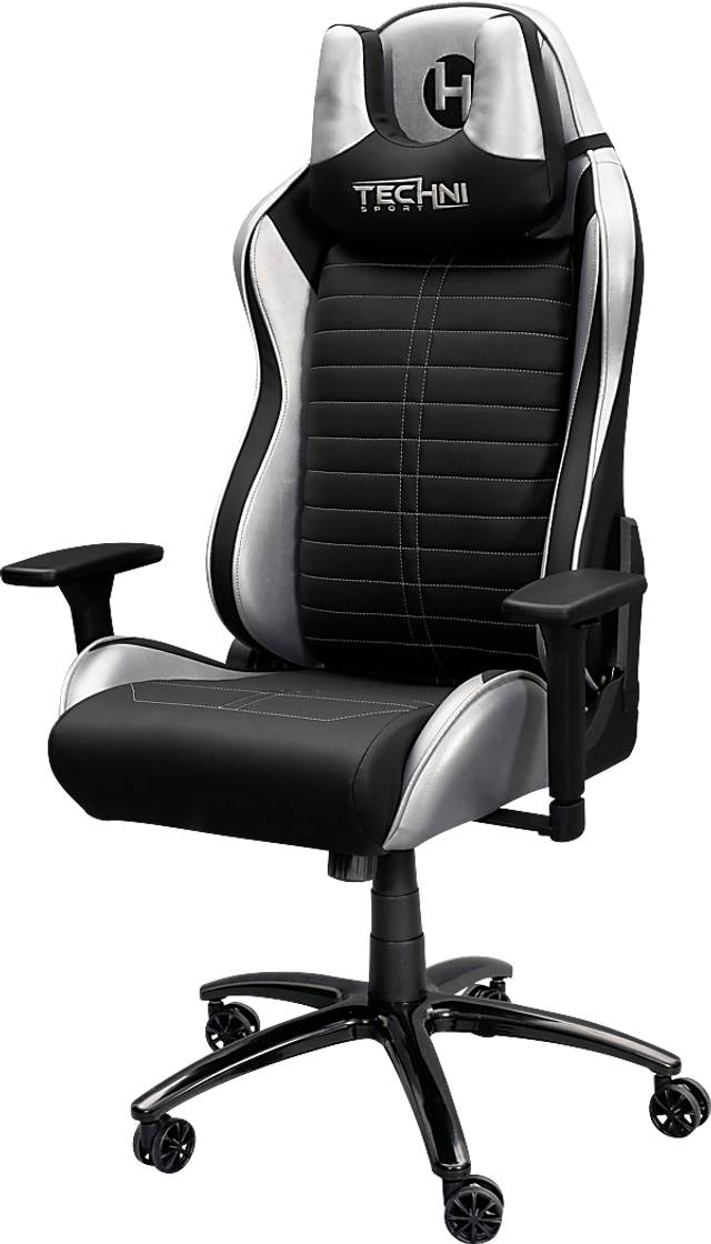 Zursa Black/Silver Gaming Chair - Thumbnail - Image 10
