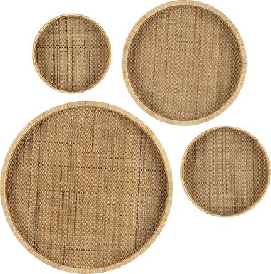 Zwolle Brown Wall Decor, Set of 4