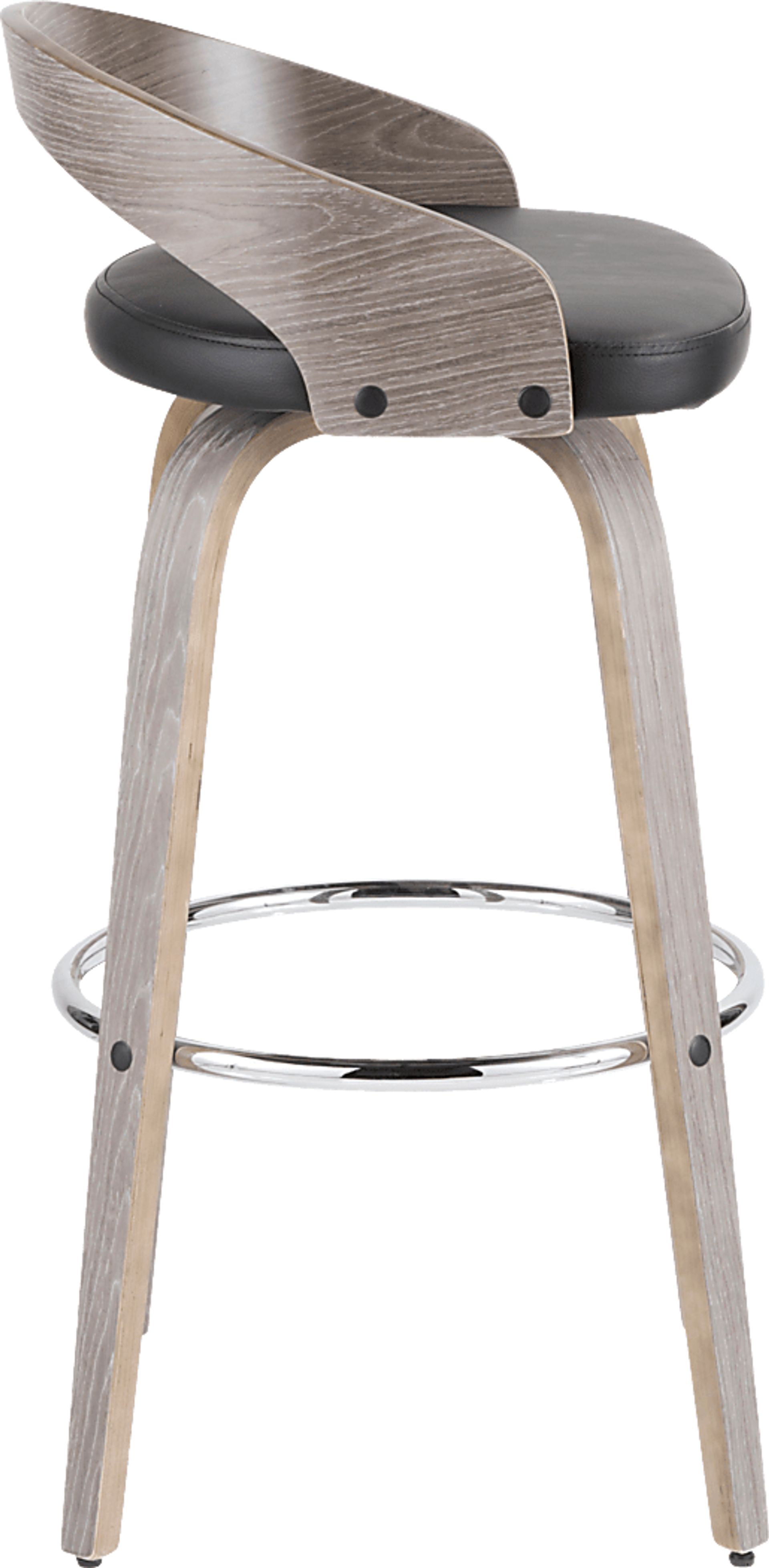 Zykan I Black Barstool, Set of 2 - Image 10