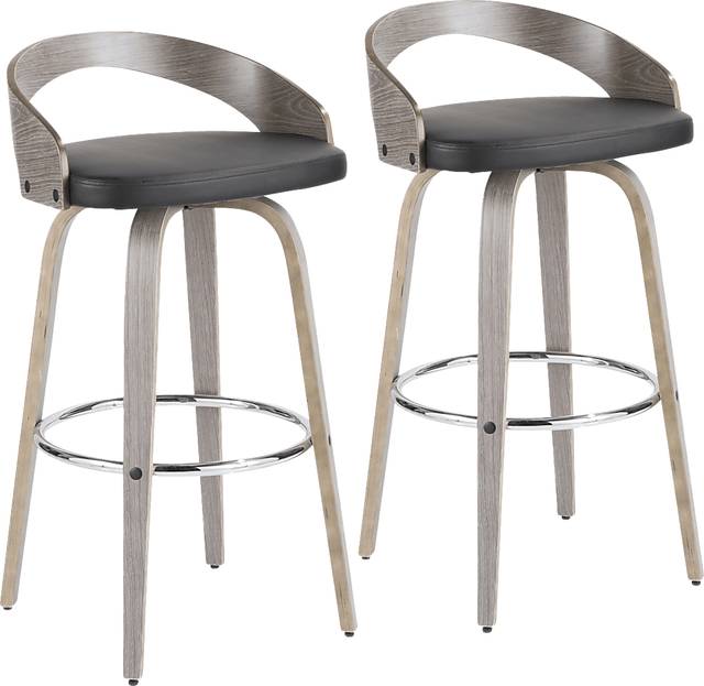 Zykan I Black Barstool, Set of 2 - Thumbnail - Image 1