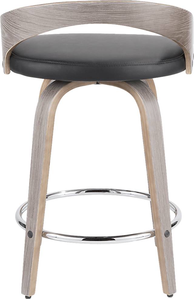 Zykan I Black Counter Height Stool, Set of 2 - Thumbnail - Image 9