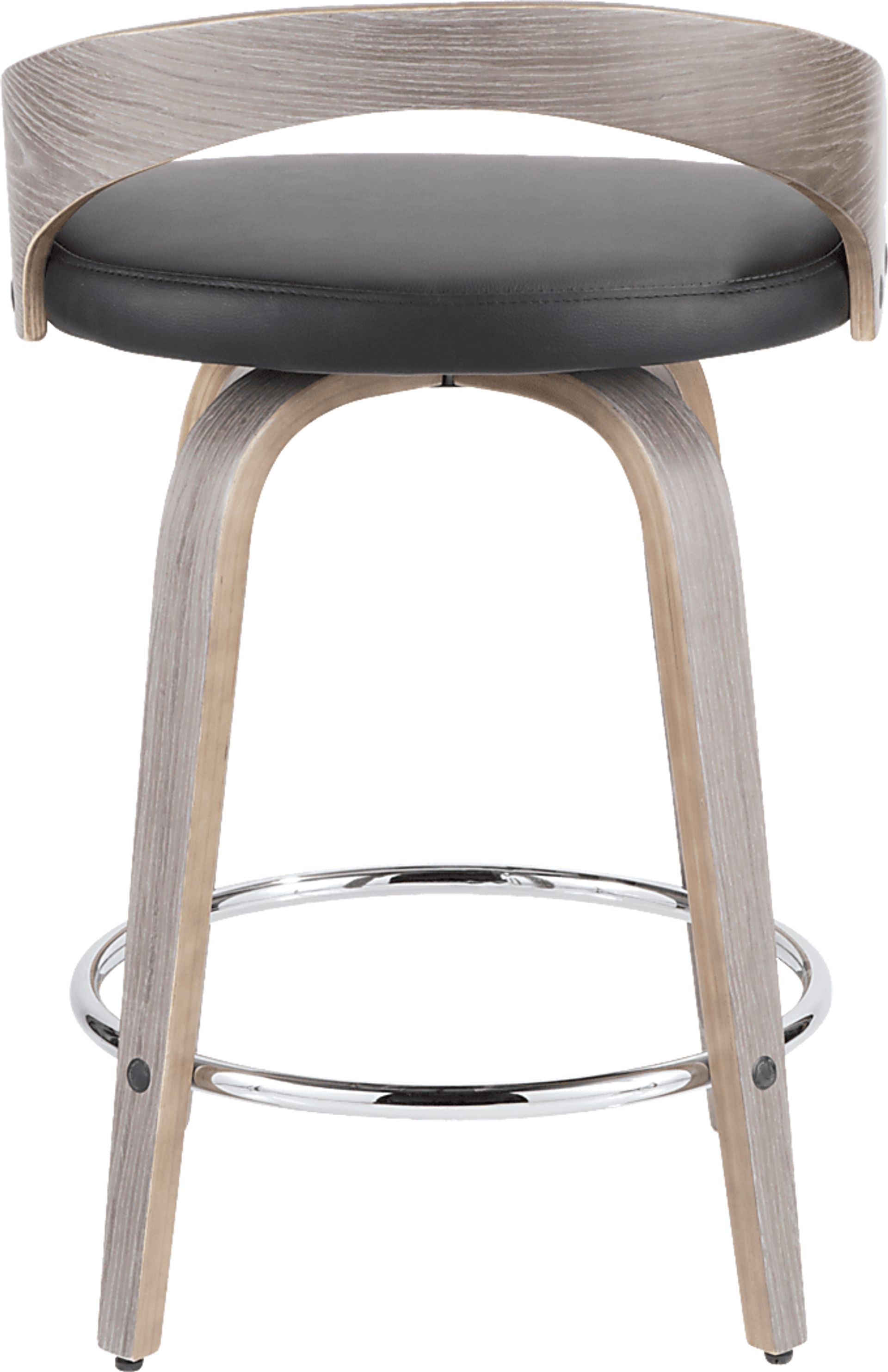 Zykan I Black Counter Height Stool, Set of 2 - Image 9
