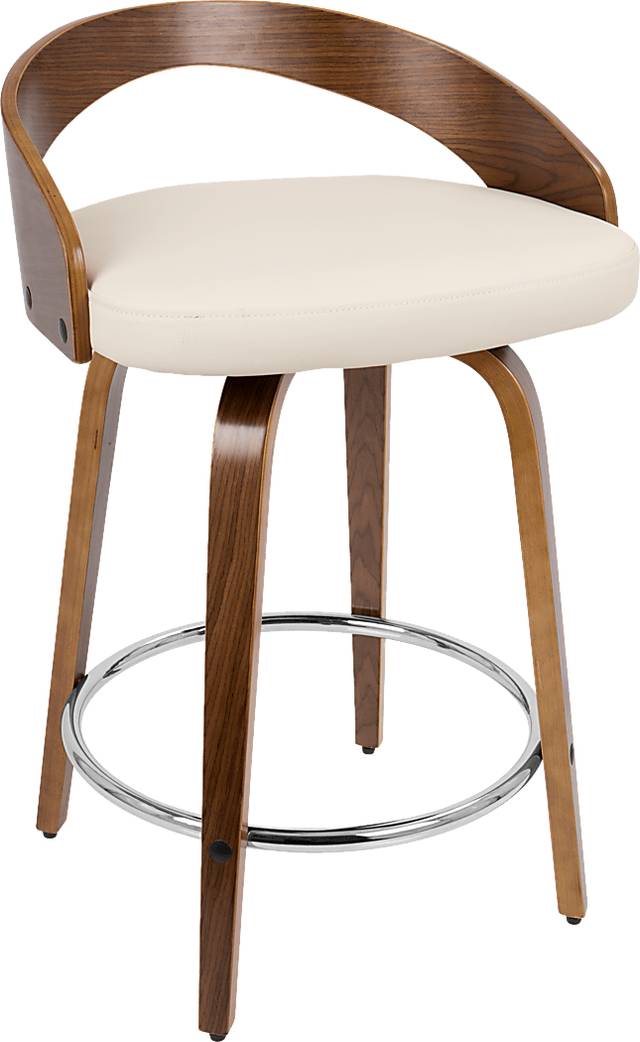 Zykan II Cream Counter Height Stool, Set of 2 - Thumbnail - Image 5