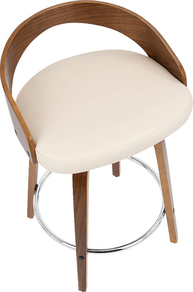Zykan II Cream Counter Height Stool, Set of 2 - Thumbnail - Image 6
