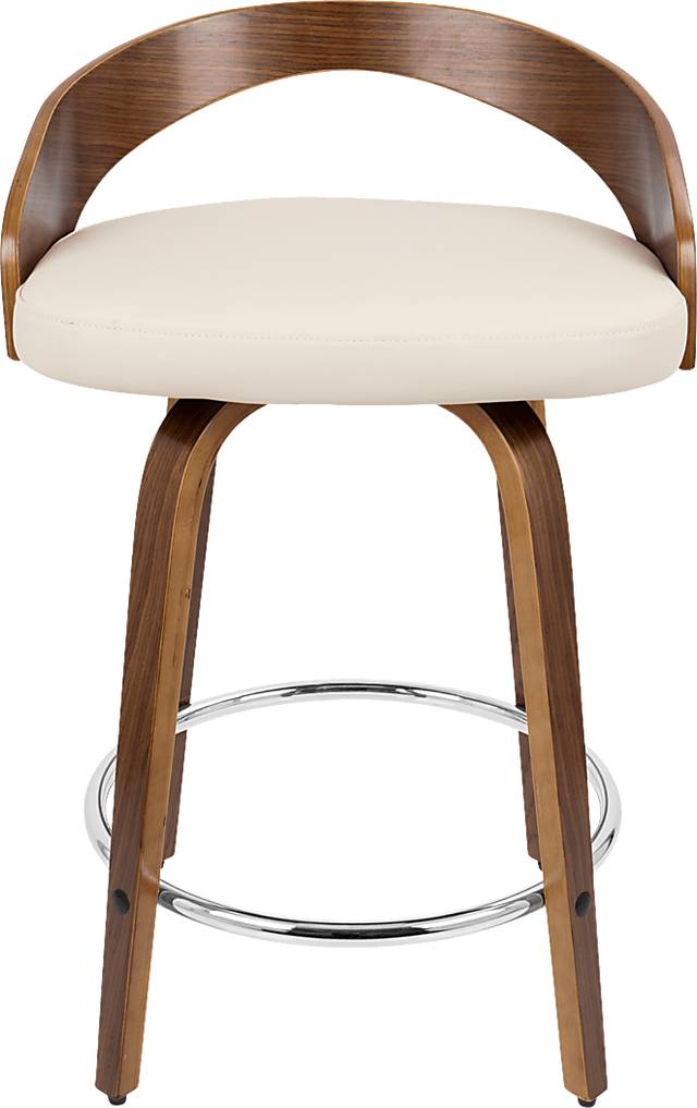 Zykan II Cream Counter Height Stool, Set of 2 - Thumbnail - Image 7