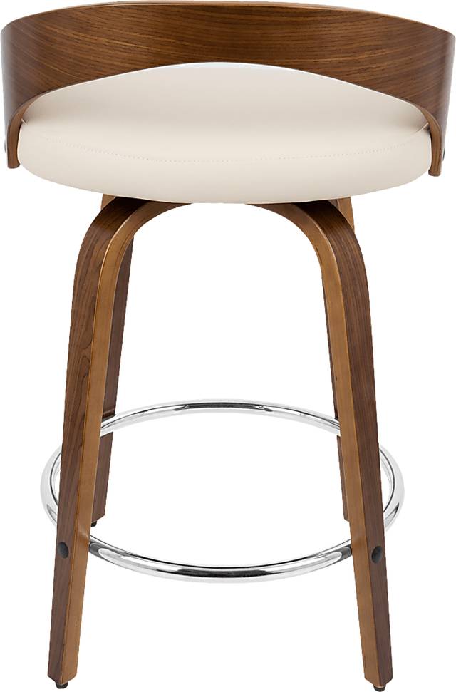 Zykan II Cream Counter Height Stool, Set of 2 - Thumbnail - Image 8