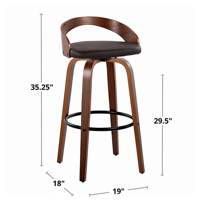 Zykan IV Brown Barstool, Set of 2 - Thumbnail - Image 12