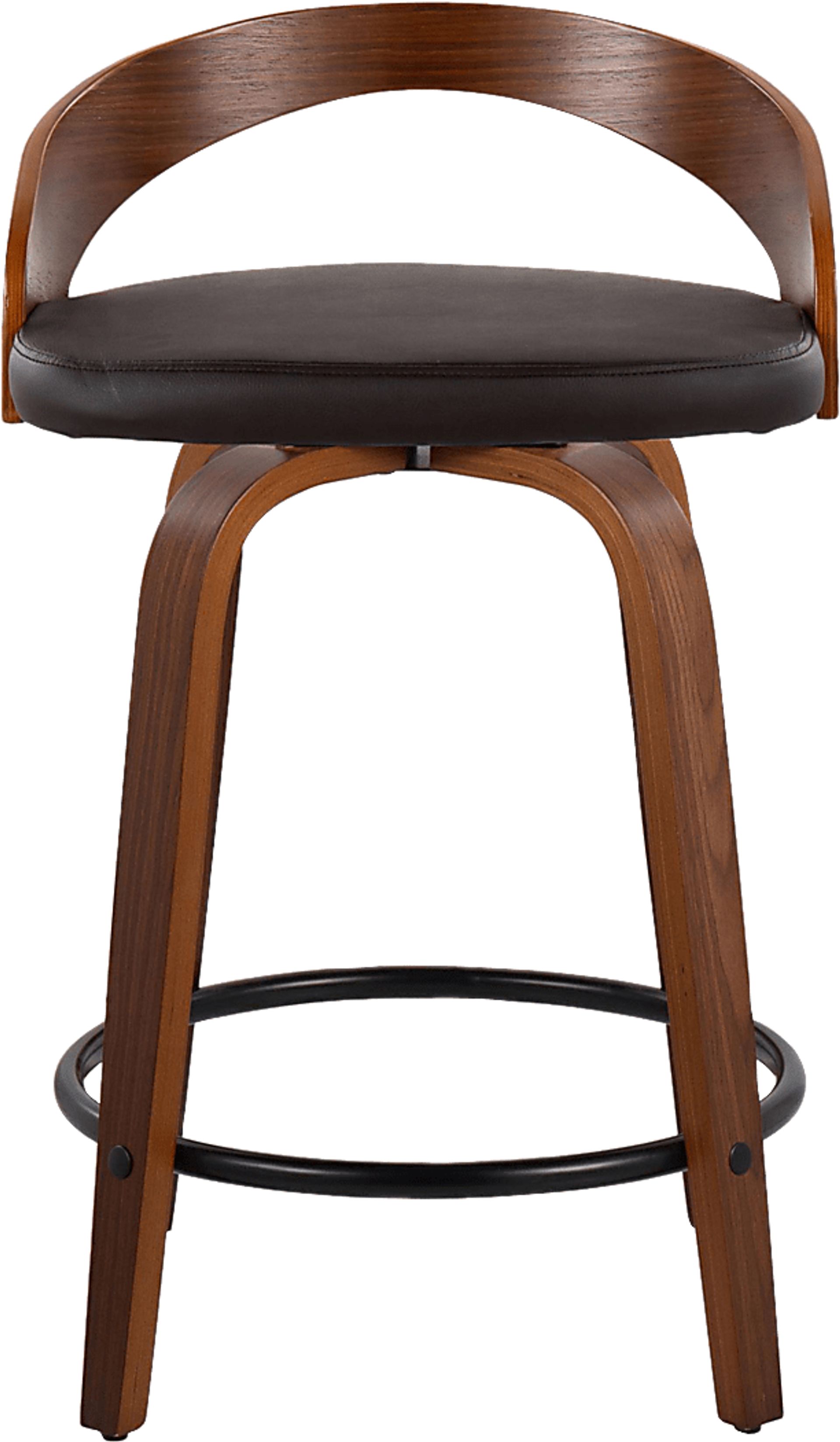 Zykan IV Brown Counter Height Stool, Set of 2 - Image 8