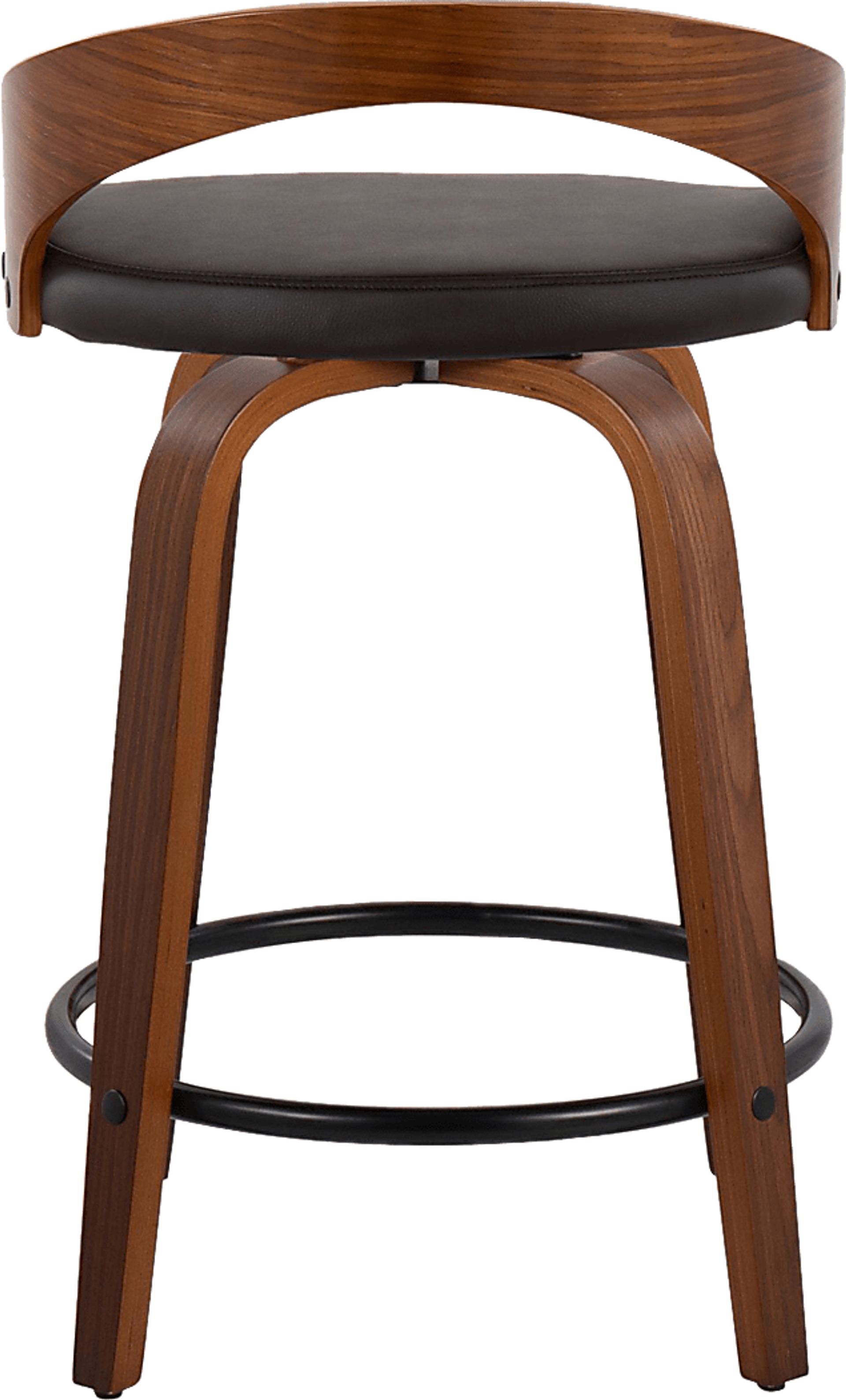 Zykan IV Brown Counter Height Stool, Set of 2 - Image 9