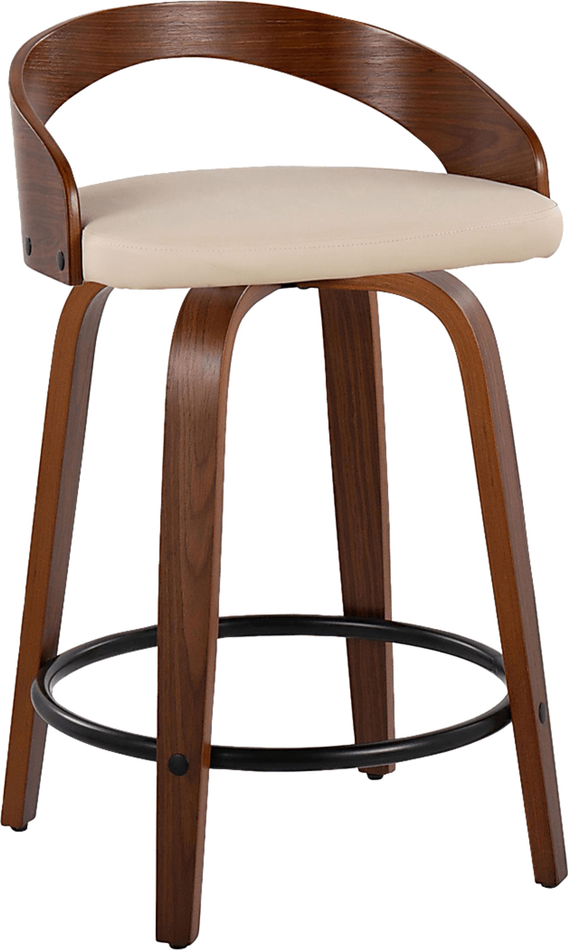 Zykan IV Cream Counter Height Stool, Set of 2 - Image 7