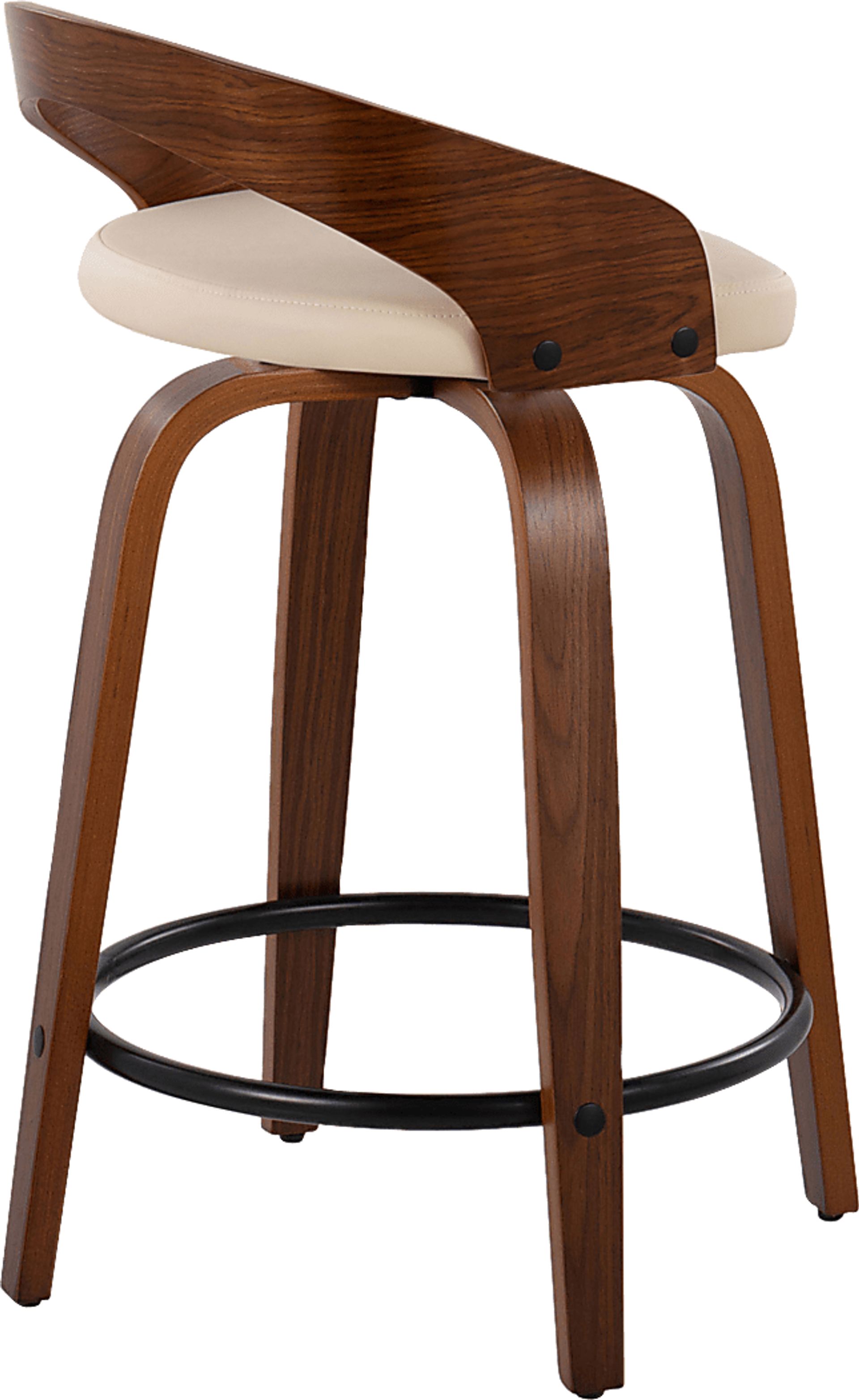 Zykan IV Cream Counter Height Stool, Set of 2 - Image 10