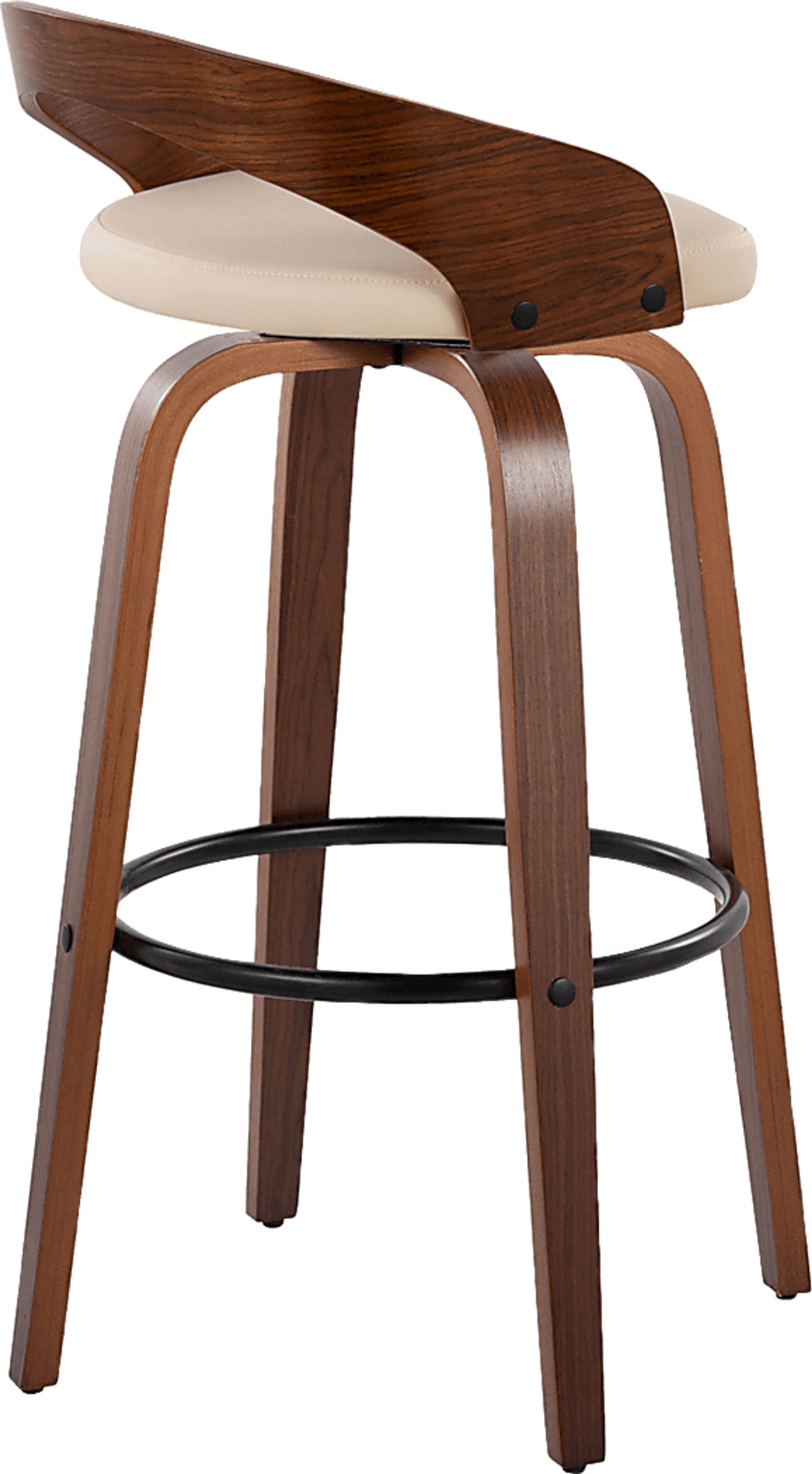 Zykan IX Cream Swivel Barstool, Set of 2 - Image 8