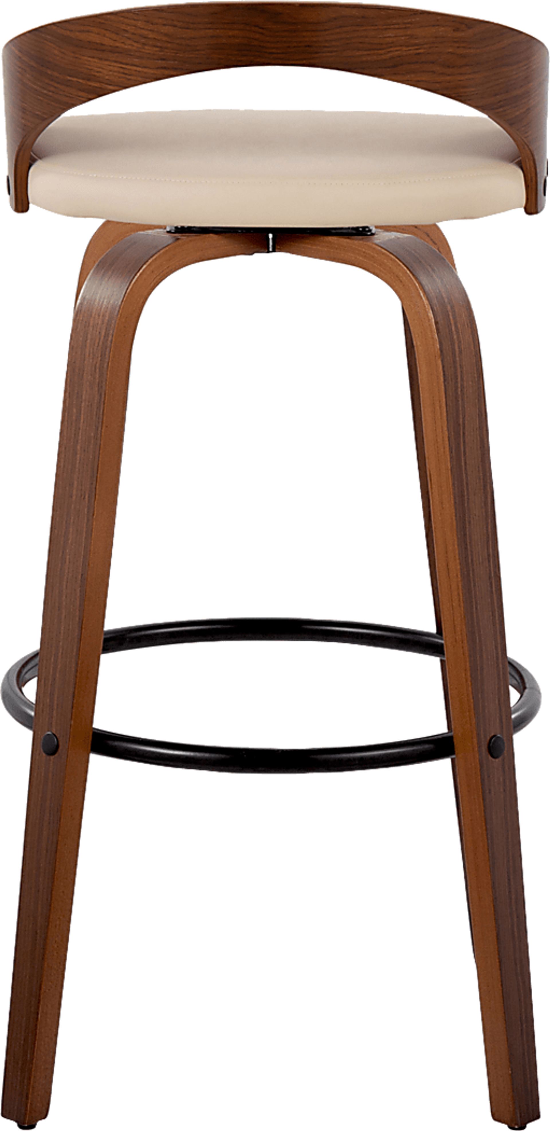 Zykan IX Cream Swivel Barstool, Set of 2 - Image 9
