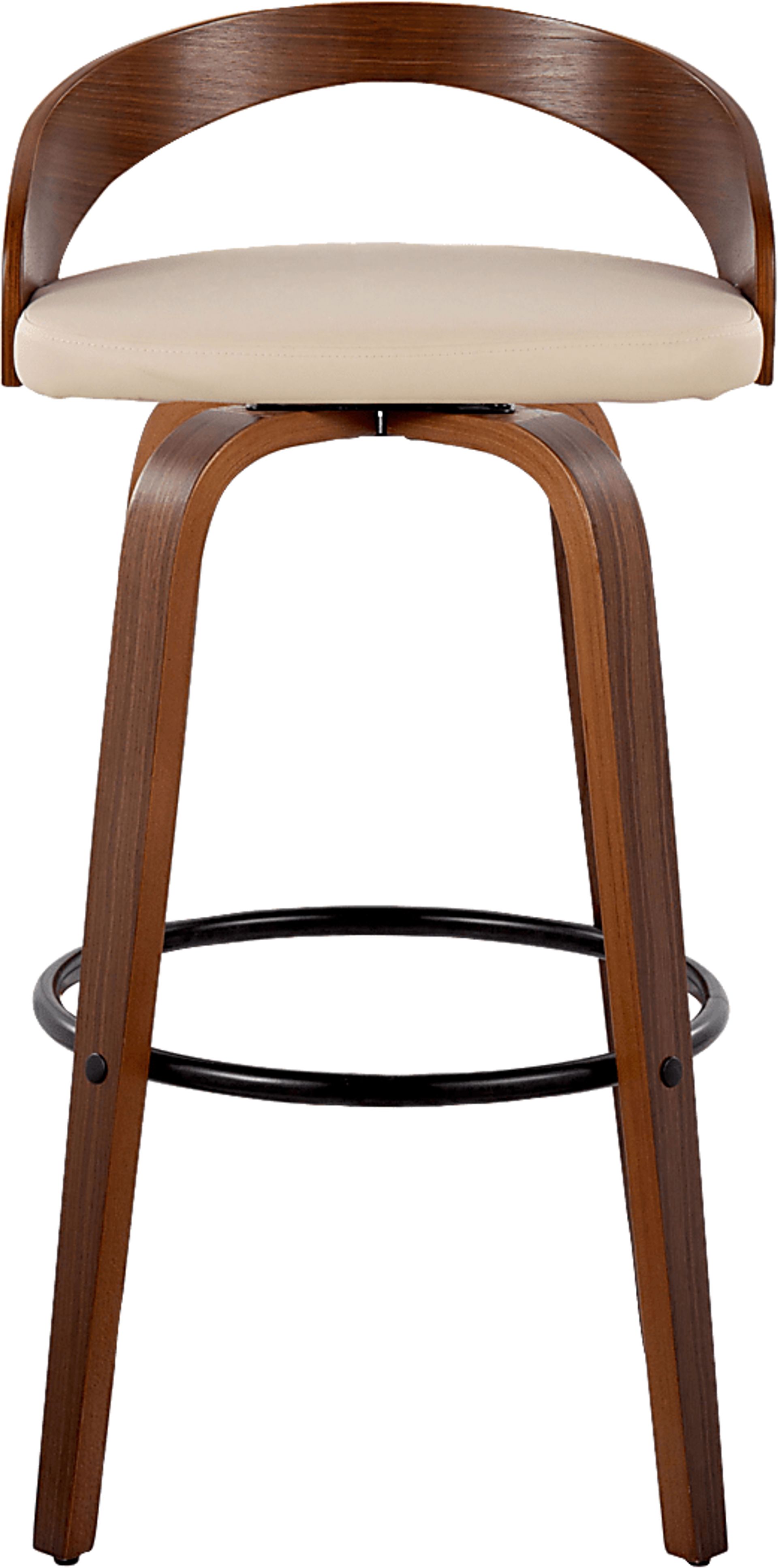 Zykan IX Cream Swivel Barstool, Set of 2 - Image 10