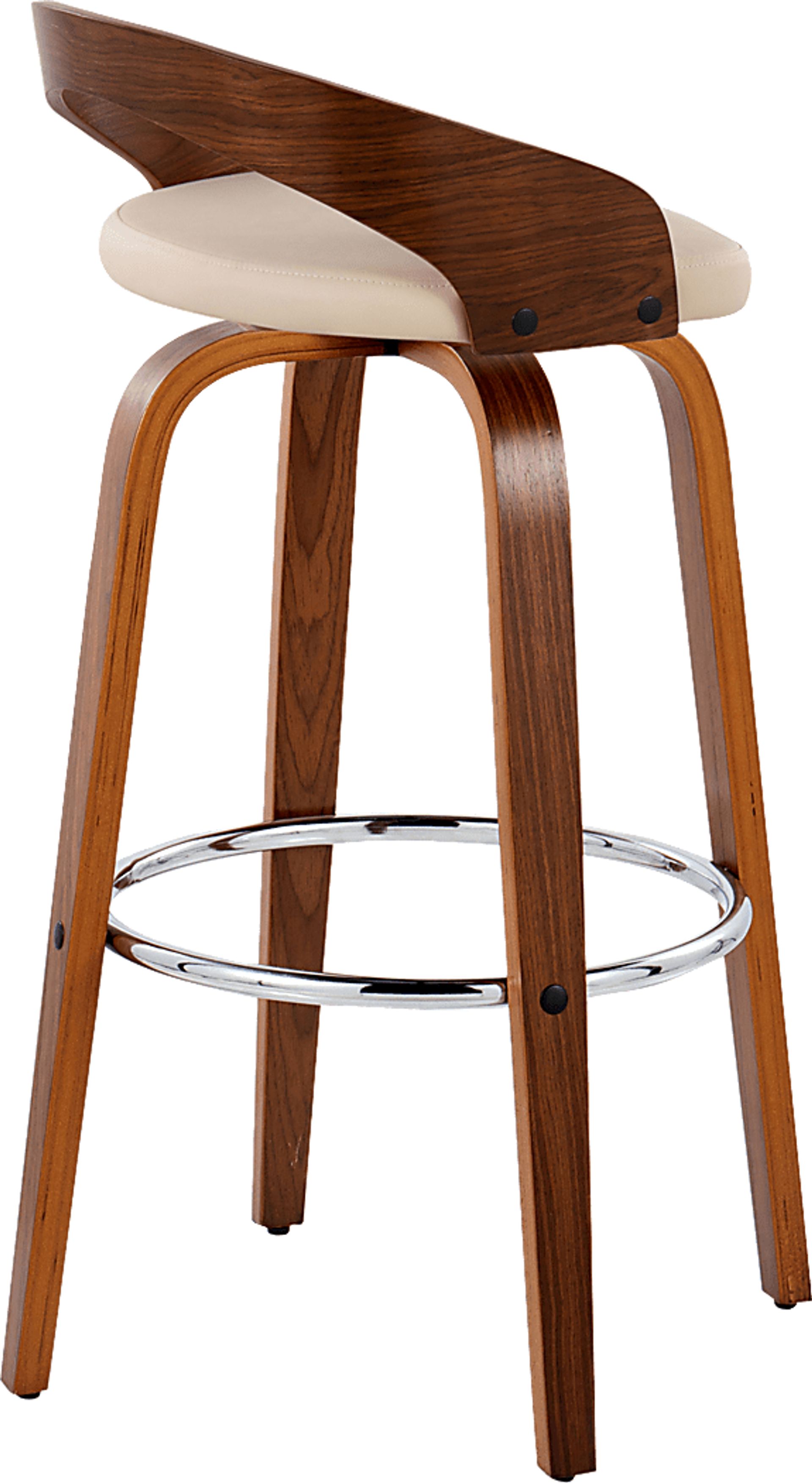 Zykan V Brown Swivel Barstool, Set of 2 - Image 8