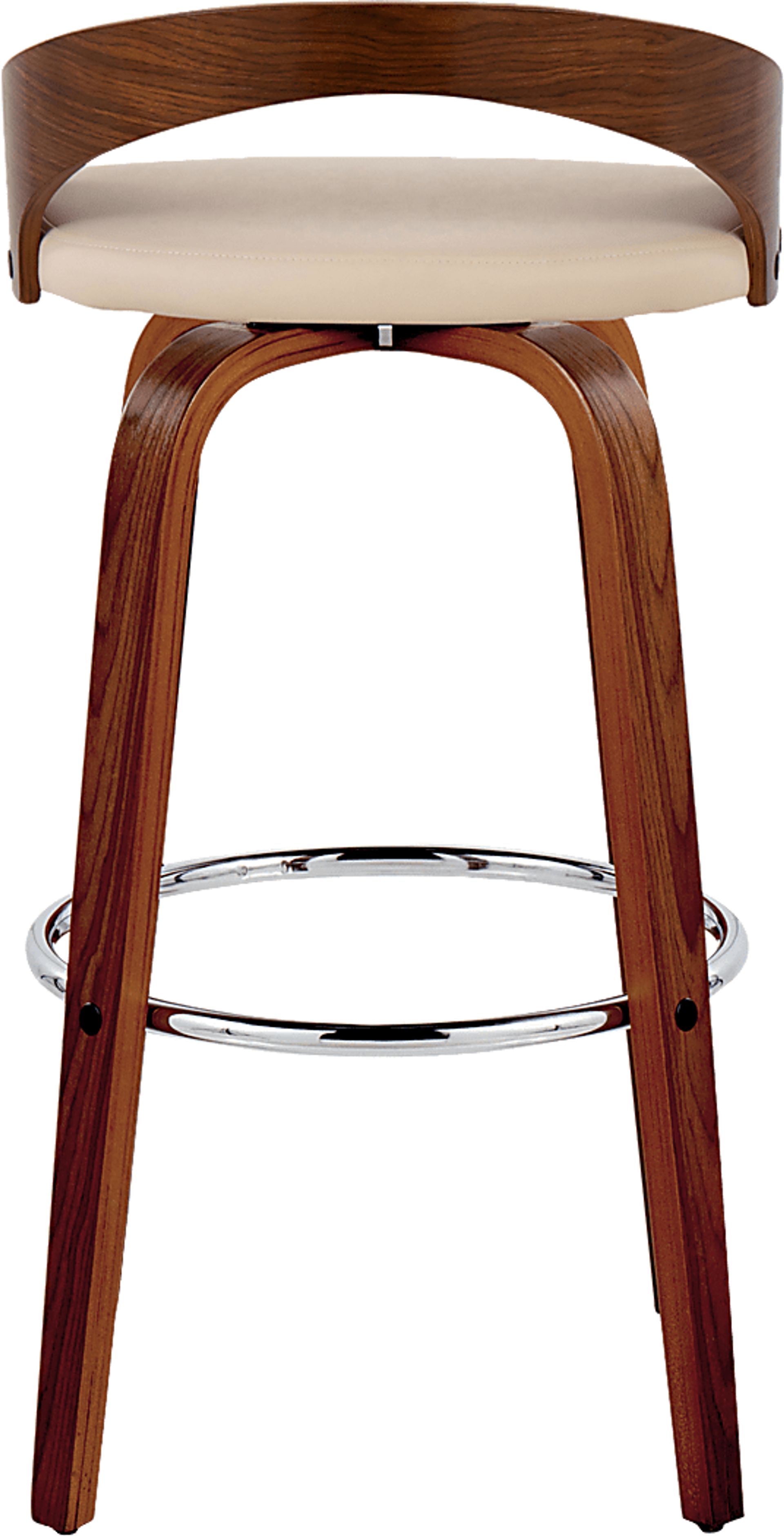 Zykan V Brown Swivel Barstool, Set of 2 - Image 9