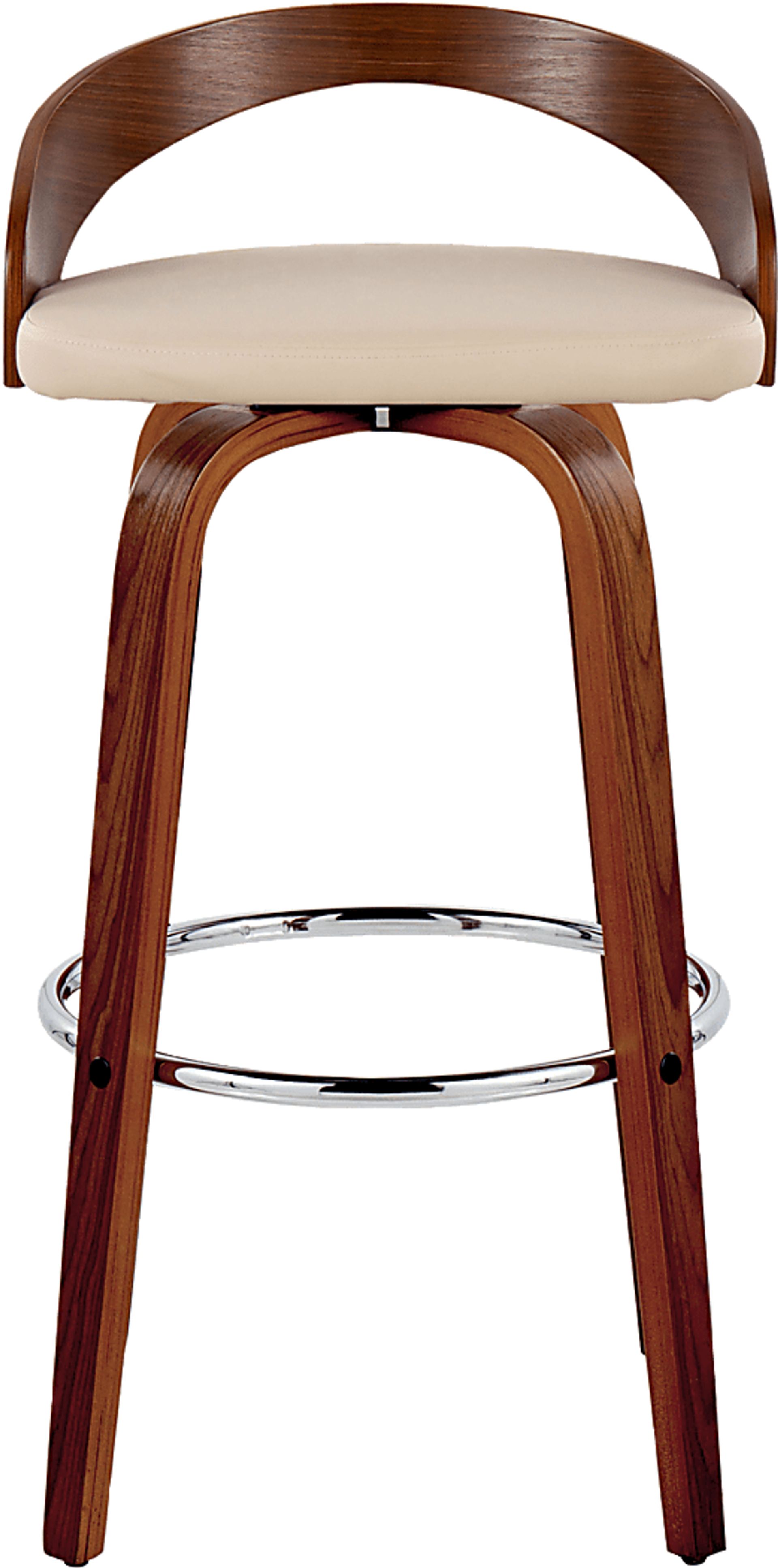 Zykan V Brown Swivel Barstool, Set of 2 - Image 10