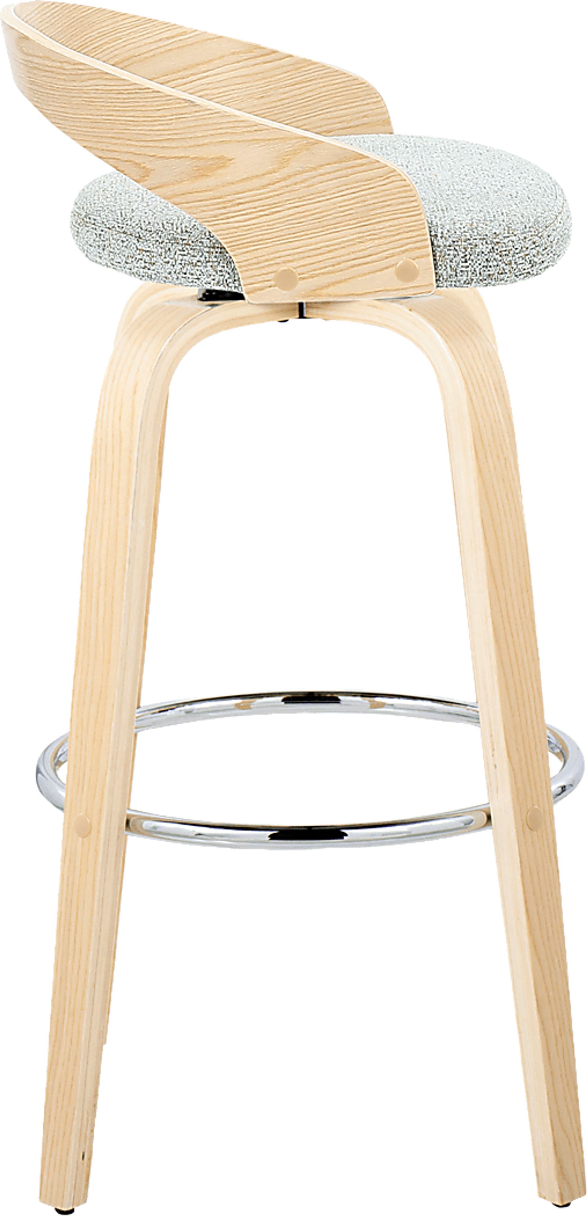 Zykan VI Light Green Swivel Barstool, Set of 2 - Image 7