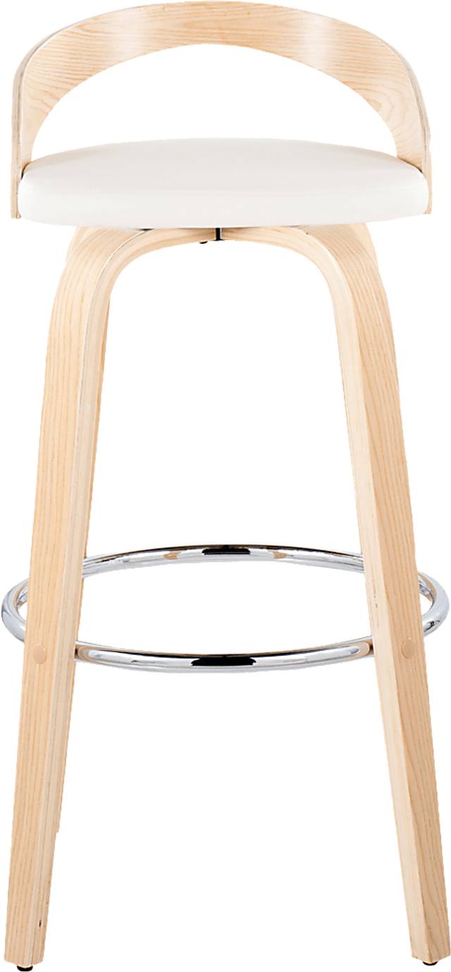 Zykan X White Swivel Barstool, Set of 2 - Thumbnail - Image 10