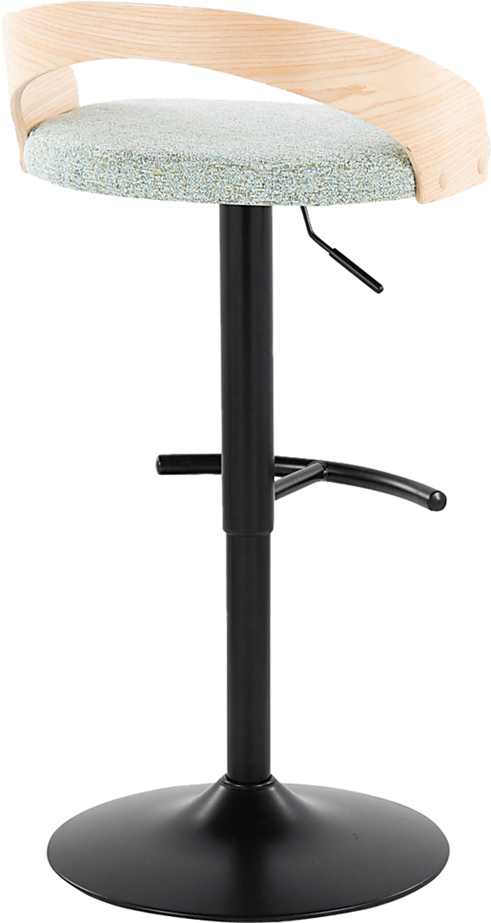 Zykan XII Light Green Adjustable Barstool, Set of 2 - Image 9