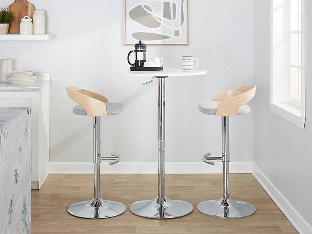 Zykan XIII Light Green Adjustable Barstool, Set of 2 - Thumbnail - Image 5