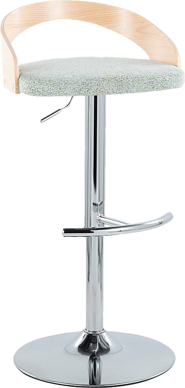 Zykan XIII Light Green Adjustable Barstool, Set of 2 - Thumbnail - Image 8