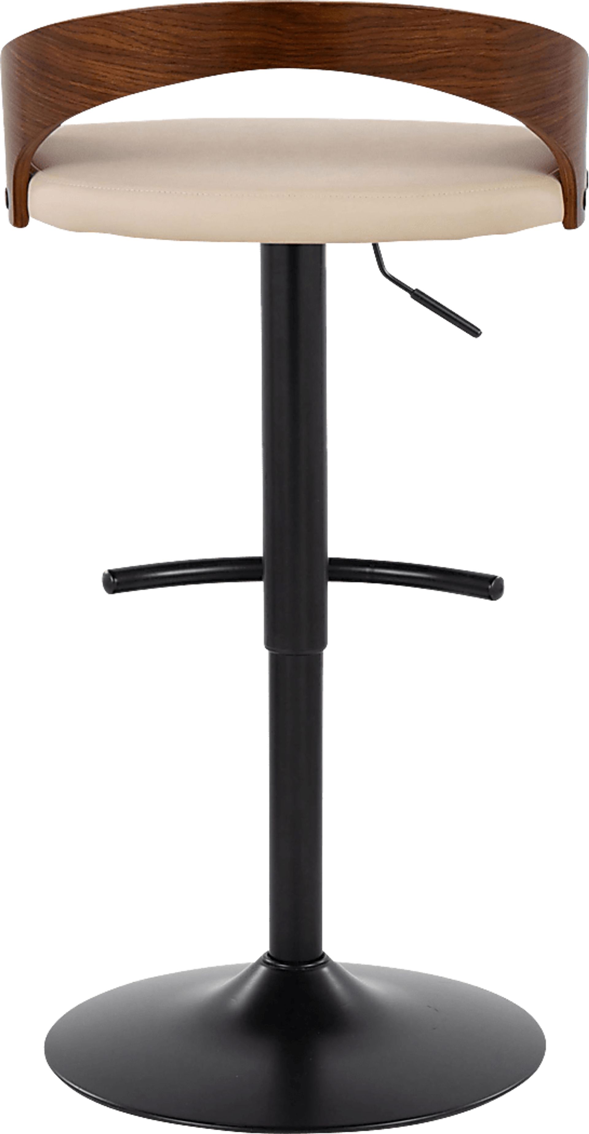 Zykan XVIII Cream Adjustable Barstool, Set of 2 - Image 6