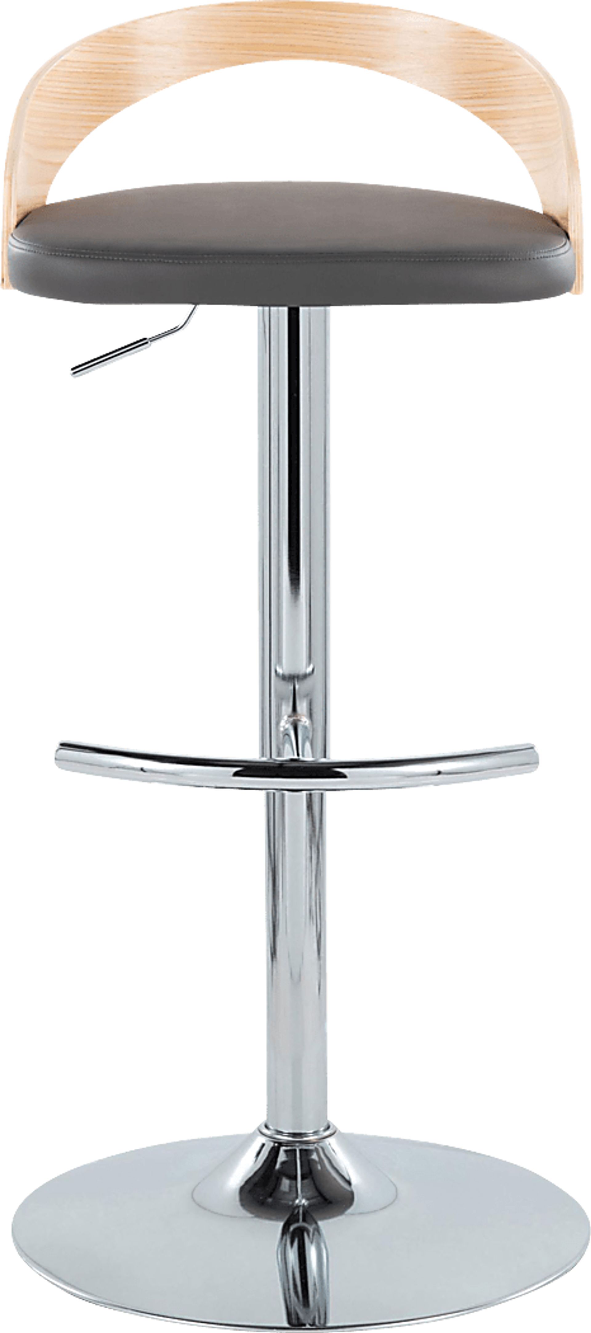 Zykan XXIII Gray Adjustable Barstool, Set of 2 - Image 7