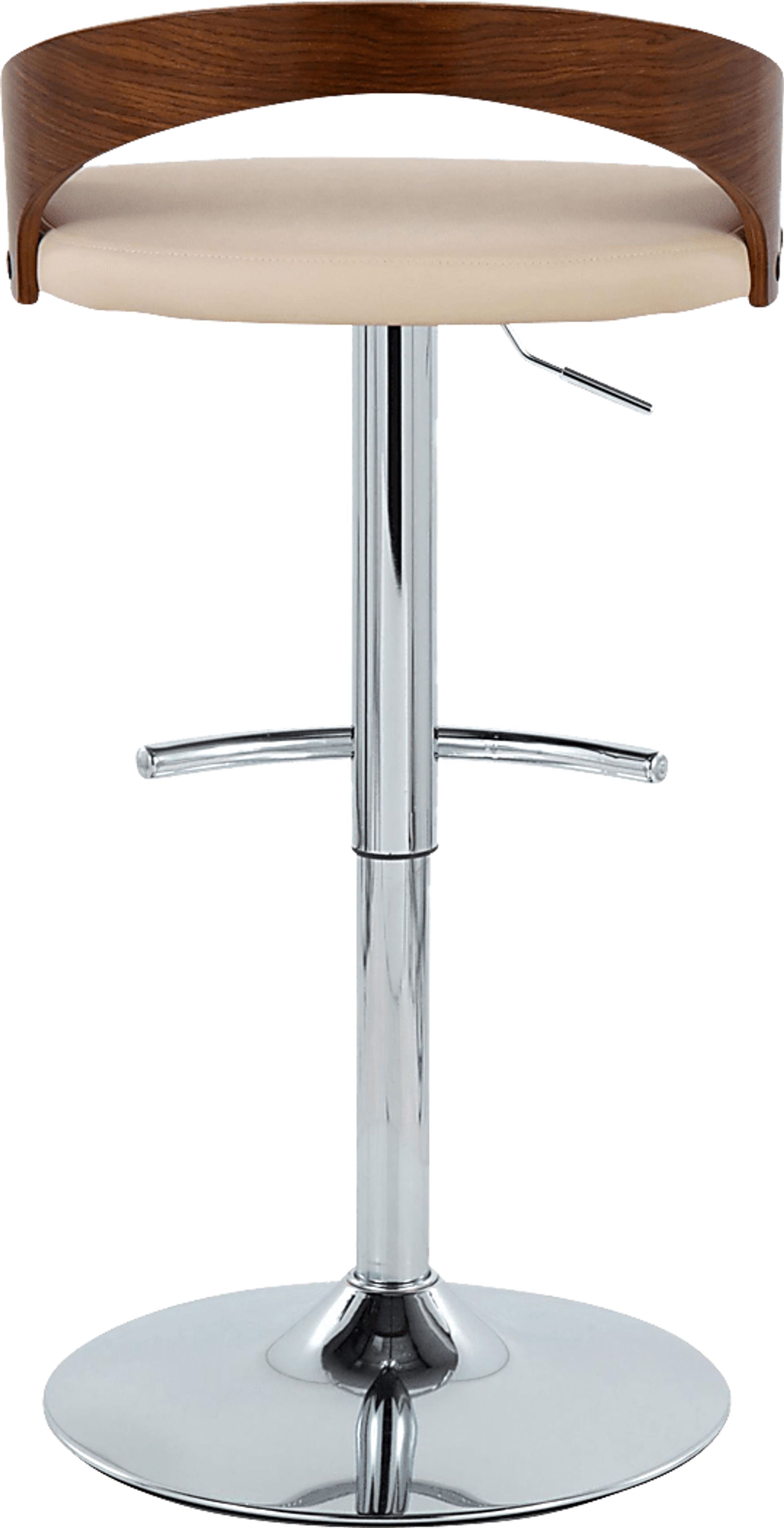 Zykan XXV Cream Adjustable Barstool, Set of 2 - Image 6