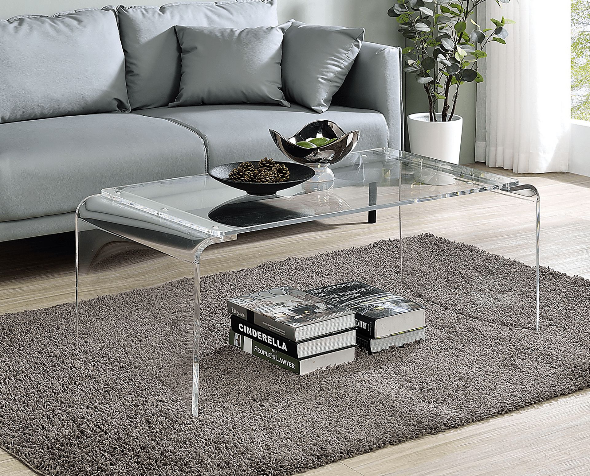 Zyma Clear Cocktail Table - Image 2