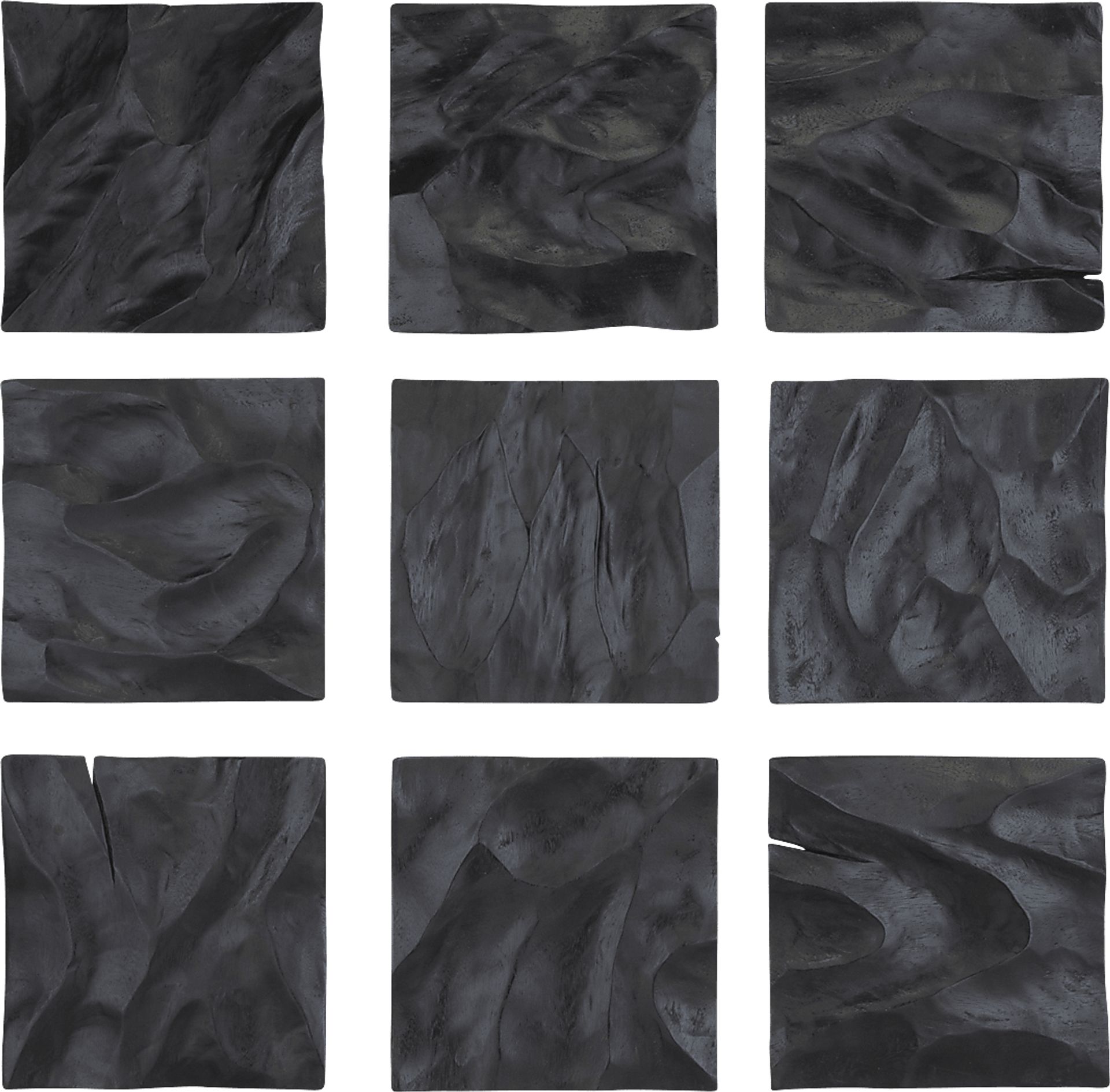 Zyros Black Wall Decor, Set of 9 - Image 1