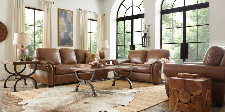 Leather Living Room Furniture Sets