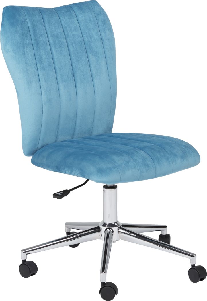 blue kids desk chair